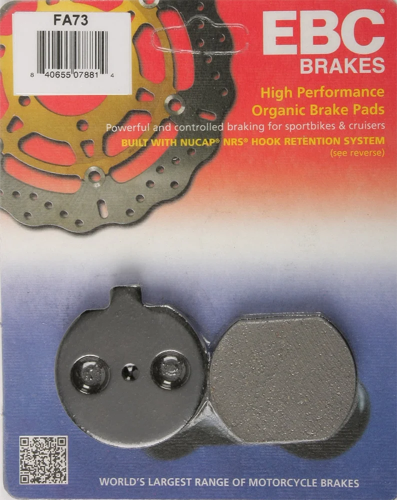 EBC FA73 Standard Brake Pads - High-Performance Motorcycle Brake Pads