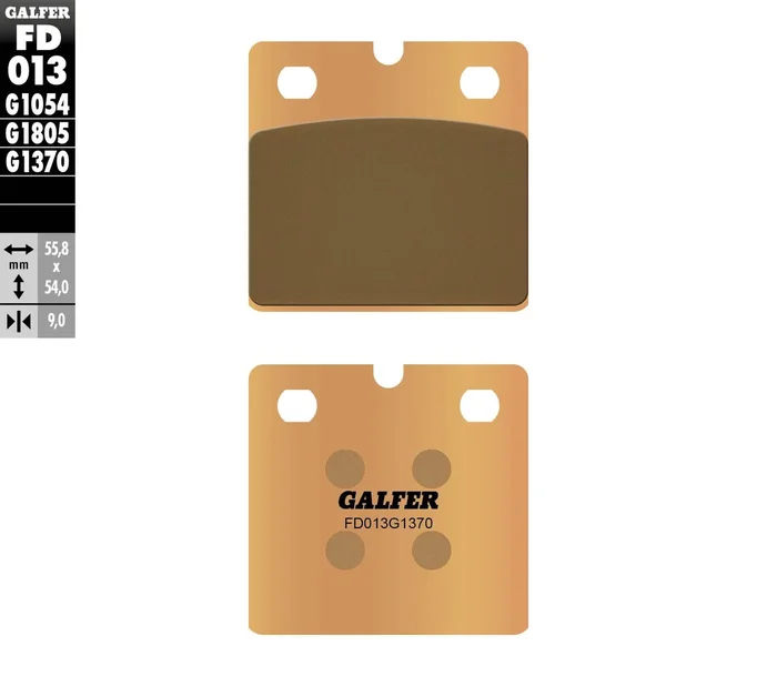 GALFER - FD013G1370 - HH Sintered Brake Pads
