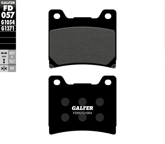 GALFER - FD057G1054 - G-Semi-Metallic Brake Pads