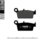 GALFER - FD093G1054 - G-Semi-Metallic Brake Pads