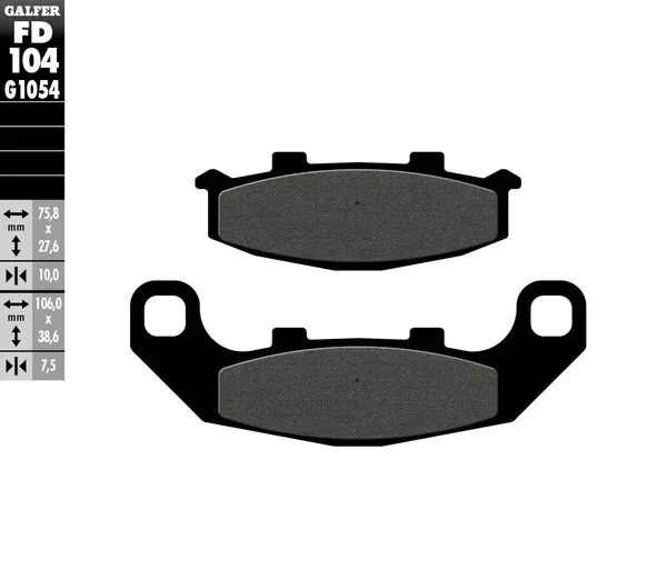 GALFER - FD104G1054 - G-Semi-Metallic Brake Pads