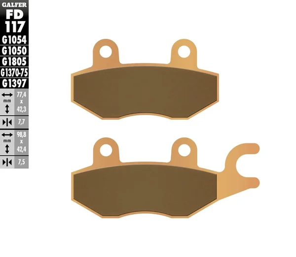 GALFER - FD117G1397 - HH Sintered Brake Pads