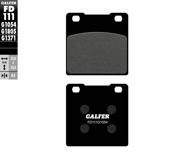 GALFER - FD111G1054 - G-Semi-Metallic Brake Pads