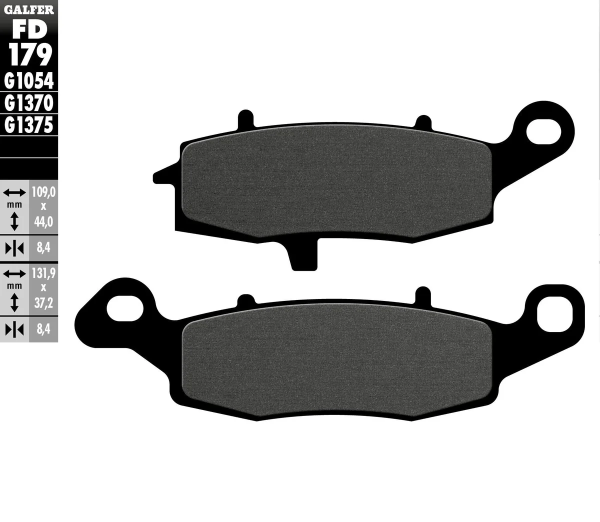 GALFER - FD179G1054 - G-Semi-Metallic Brake Pads
