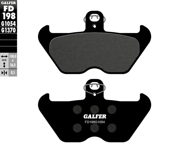 GALFER - FD198G1054 - G-Semi-Metallic Brake Pads