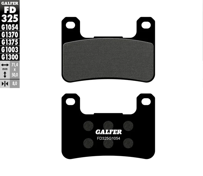 GALFER - FD325G1054 - G-Semi-Metallic Brake Pads
