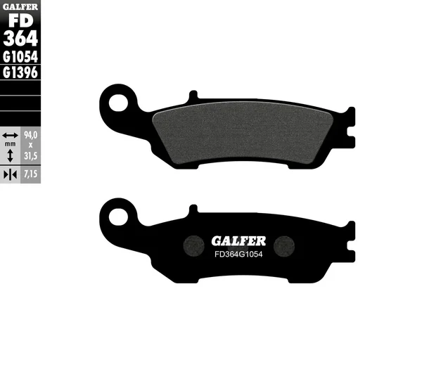 GALFER - FD364G1054 - G-Semi-Metallic Brake Pads