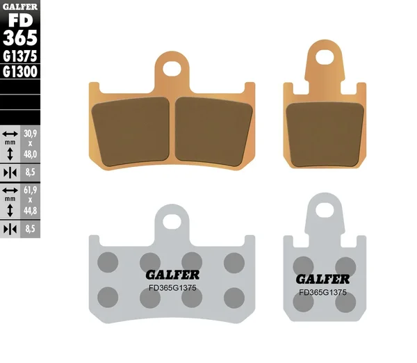 GALFER - FD365G1375 - HH Sintered Brake Pads