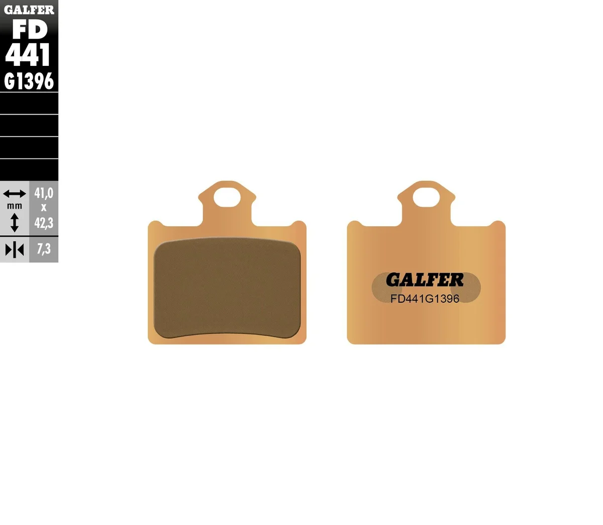 GALFER - FD441G1396 - HH Sintered Brake Pads