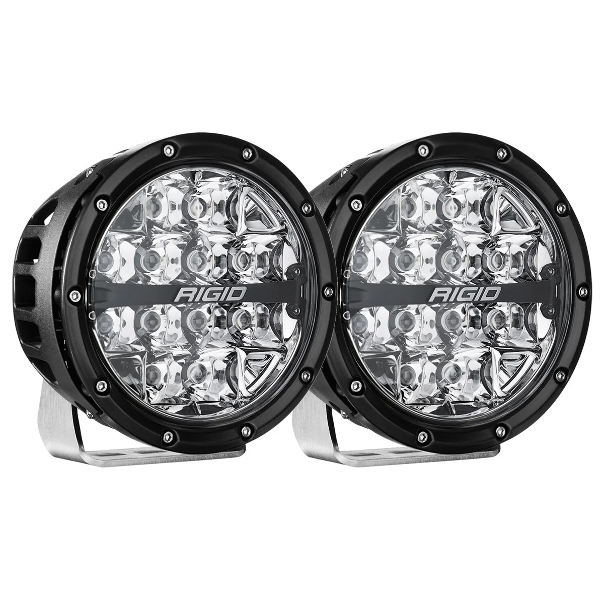 RIGID 360-Series LED Spot Light - 8600 Lumens Round Light for Powersports