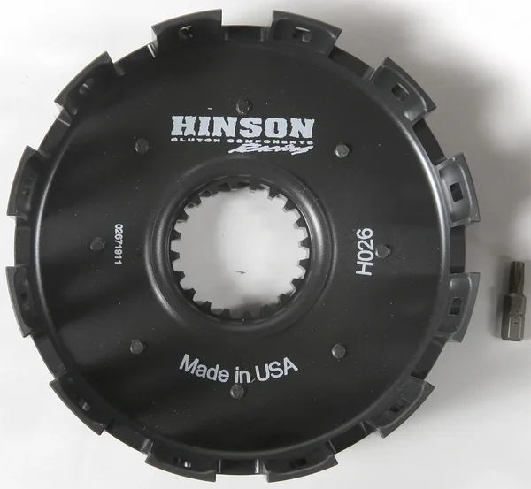 Hinson H026 High Performance Clutch Basket - Durable & Reliable for Powersports Enthusiasts