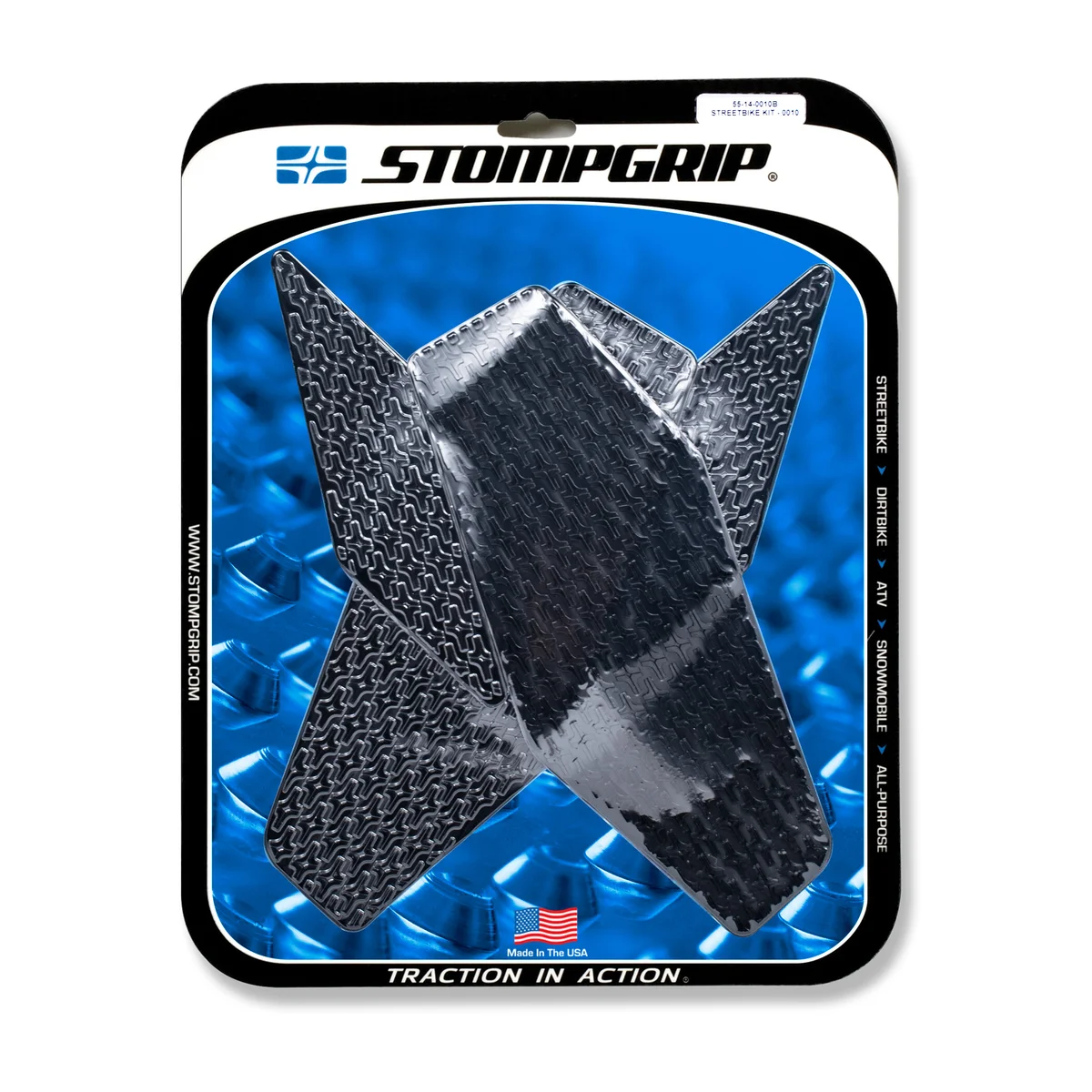 STOMPGRIP - 33-14-0002B - ALL PURPOSE KIT ICON STRIPS BLACK