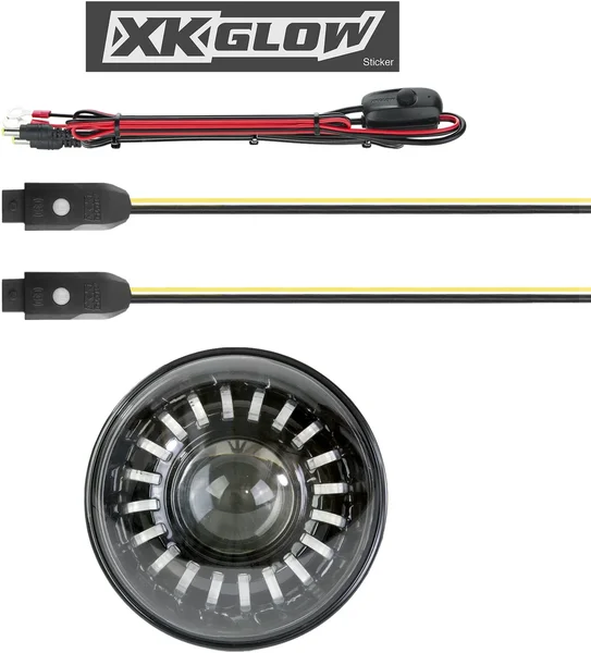 XK GLOW - XK-7IN-HD-KIT - 7" XKChrome RGB Headlight