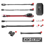 XK GLOW - KS-MOTO-ADVANCE - Chrome LED Accent Light Kit