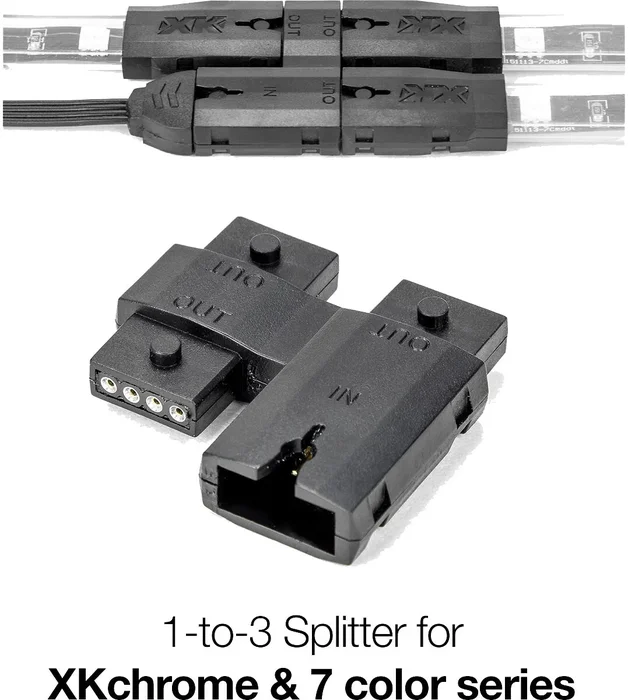 XK GLOW - XK-4P-SPLIT - 1-to-3 Splitter Block