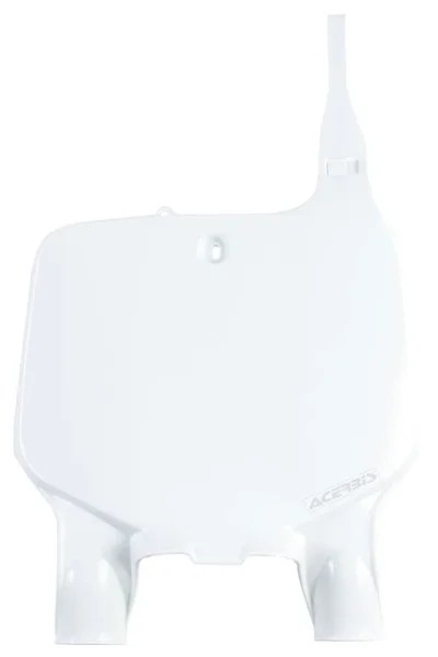 Acerbis Front Number Plate - Durable Body Mount for Powersports Vehicles