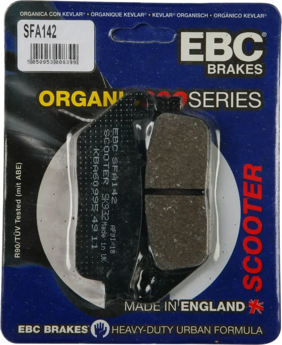 EBC SFA142 Organic Brake Pads - High-Performance Brakes for Street & Dirt Bikes