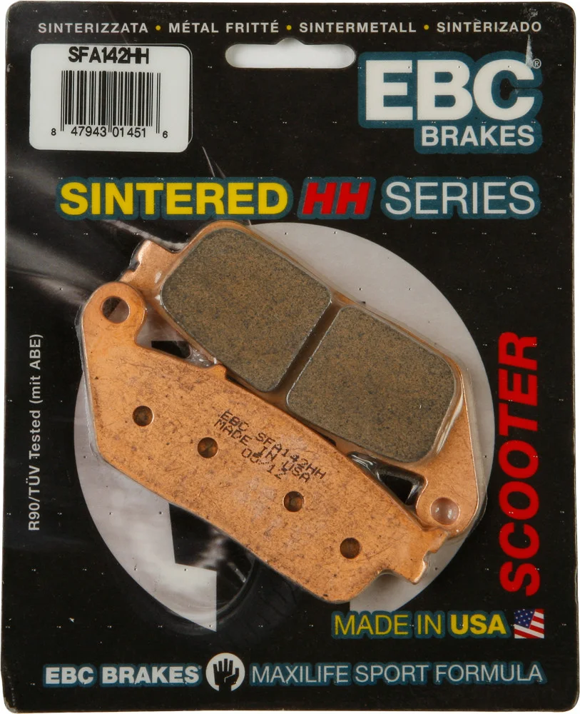 EBC SFA142HH Sintered HH Brake Pads - High-Performance Street/Sport Brake Pads