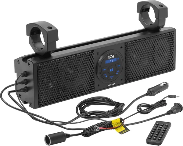 BOSS AUDIO BRT18A Riot UTV Sound Bar - High-Power Bluetooth Audio System for Off-Road Vehicles