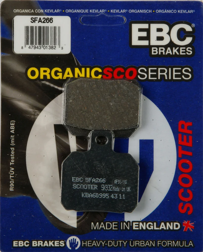 EBC SFA266 Organic Brake Pads - High-Performance Brakes for Street & Dirt Bikes