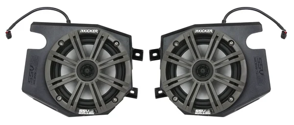 SSV WORKS RZ4-F65K Front Speaker Pod - Custom Fiberglass Audio System for Powersports