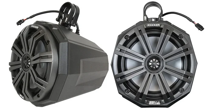 SSV WORKS Cage Mount Pod Speakers - 6.5" Audio System for Side by Sides