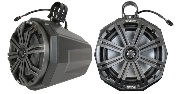 SSV WORKS Cage Mount Pod Speakers - 6.5" Custom Molded Audio System for Side by Sides