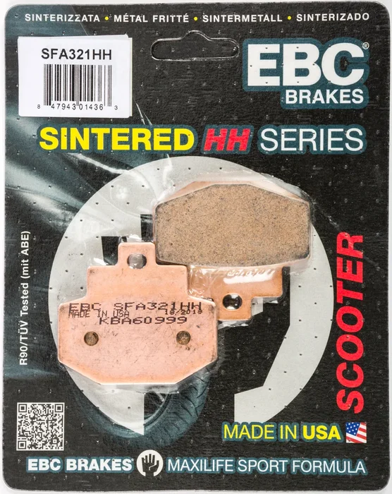 EBC SFA321HH Double-H™ Sintered Brake Pads - High-Performance Street/Sport Brake Pads