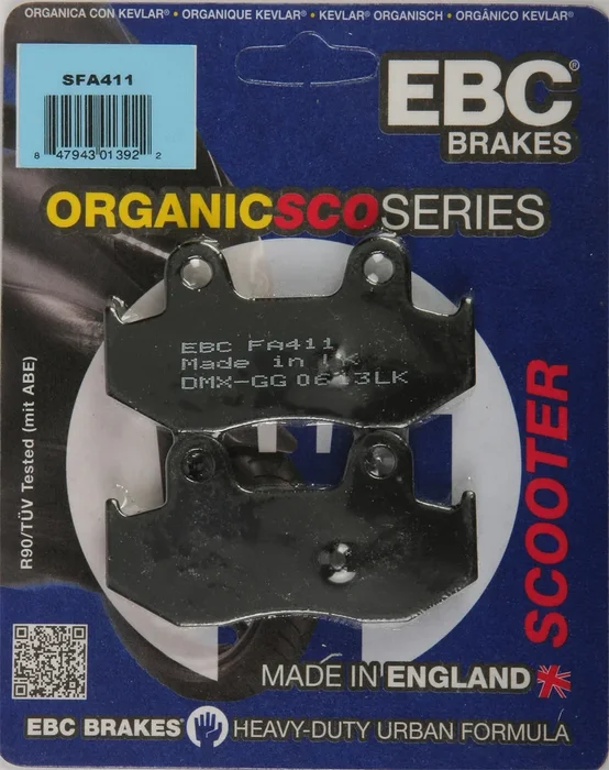 EBC Organic Brake Pads - Premium Organic Brake Pads for Street & Dirt Bikes