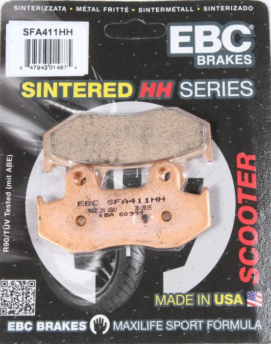 EBC SFA411HH Double-H™ Sintered Brake Pads - High-Performance Street/Sport Brake Pads