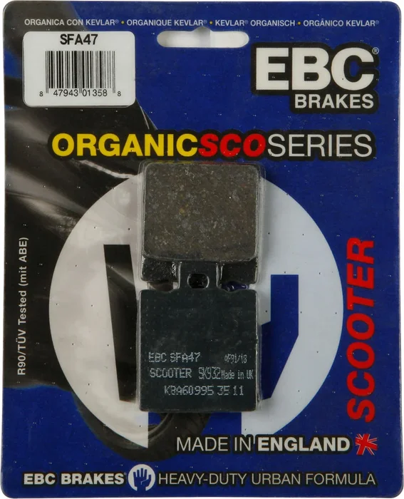 EBC SFA47 Organic Brake Pads - High-Performance Brakes for Street & Dirt Bikes