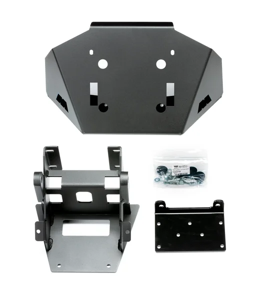 WARN 106612 Front UTV Bumper Winch Mount - Heavy-Duty Steel Mount for Off-Road Recovery