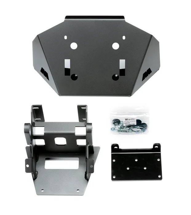 WARN 106612 Front UTV Bumper Winch Mount - Heavy-Duty Steel Mount for Off-Road Recovery