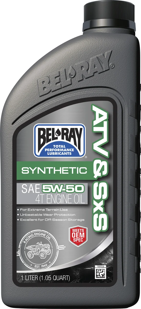 Bel-Ray 10W-30 Synthetic 4T Oil for ATV/UTV - Premium High-Performance Engine Protection