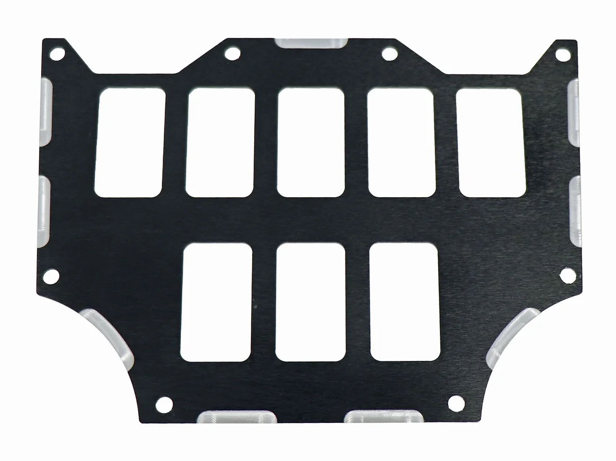 MODQUAD - H-SPC-BLK - 8 Position Switch Panel