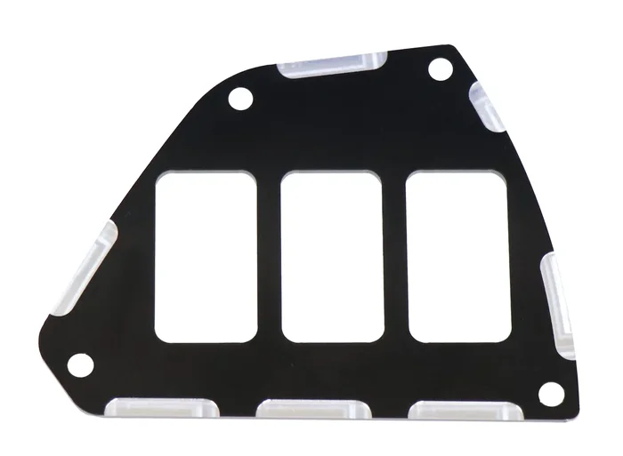 MODQUAD - H-SPD-BLK - 3 Position Switch panel