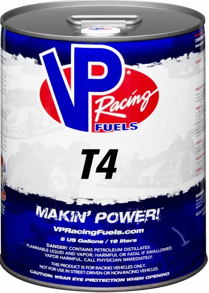 VP RACING T4 Fuel - High-Octane Racing Fuel for Power Sports Engines