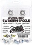 BOLT 2009-SSS.S Universal Swingarm Spools - Durable Suspension Spool for Off-Road Vehicles