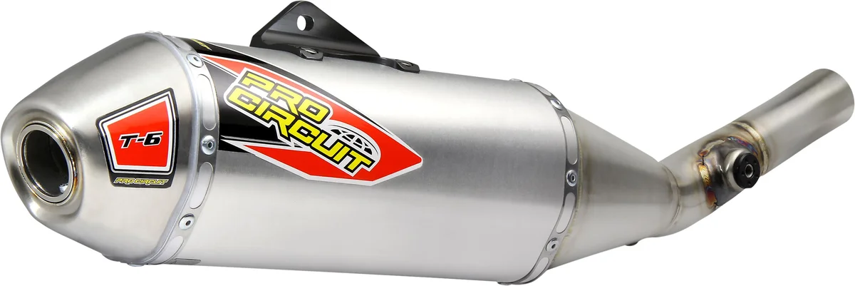 PRO CIRCUIT - 0122125A - T-6 Slip-On Exhaust