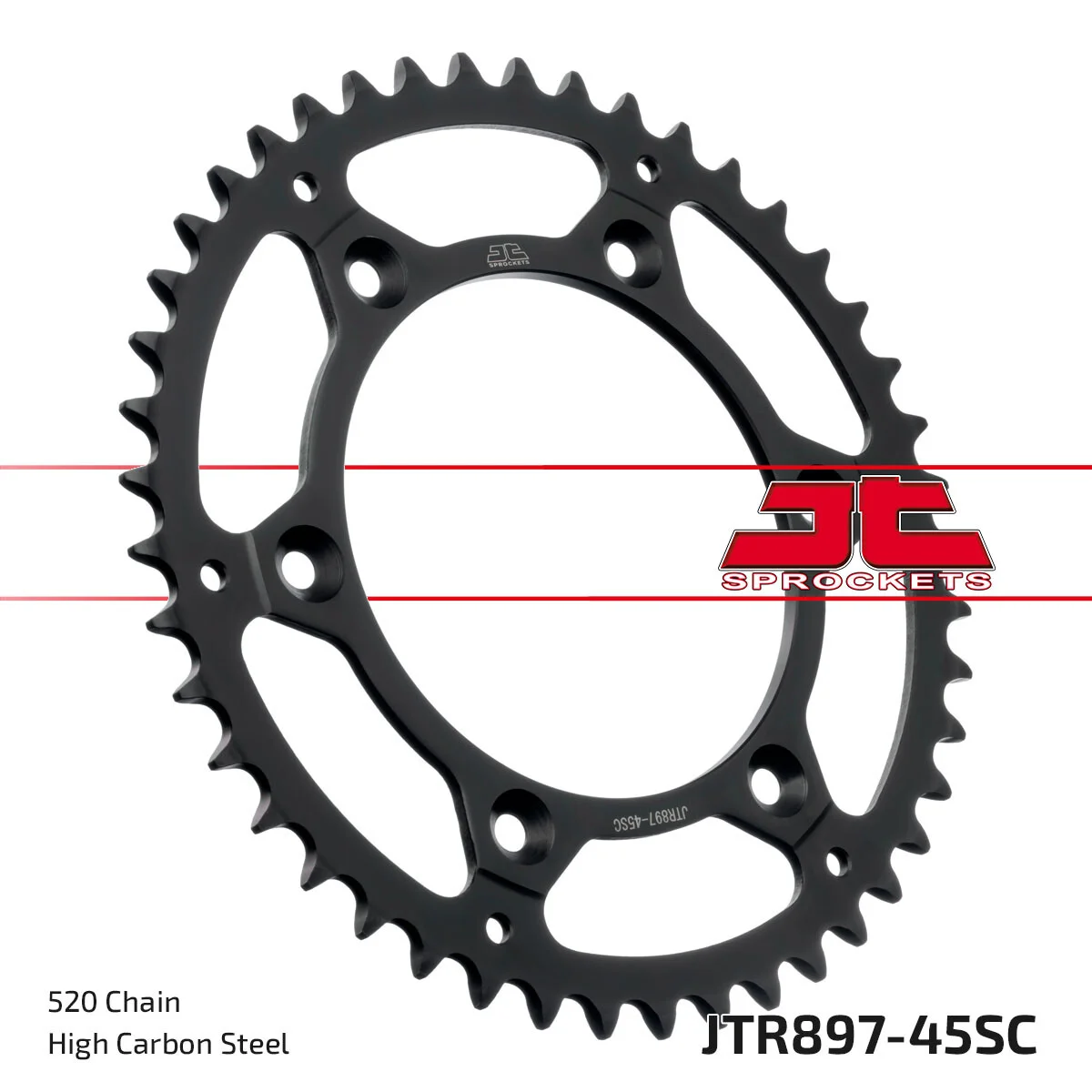 JT - JTR897.45SC - Steel Rear Sprocket