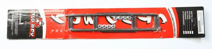 STUD BOY Round Bar Runners - Durable Carbide Inserts for Skis & Snowmobiles