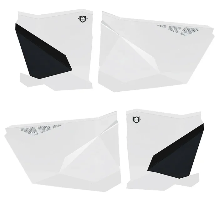 PRO ARMOR P1910D003WH Traditional/Tail Door - Durable Body Panel for Powersports Vehicles