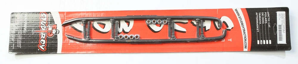 STUD BOY YAM-R2226-40 Round Bar Runners - Durable Carbide Inserts for Superior Control on Snow and Ice