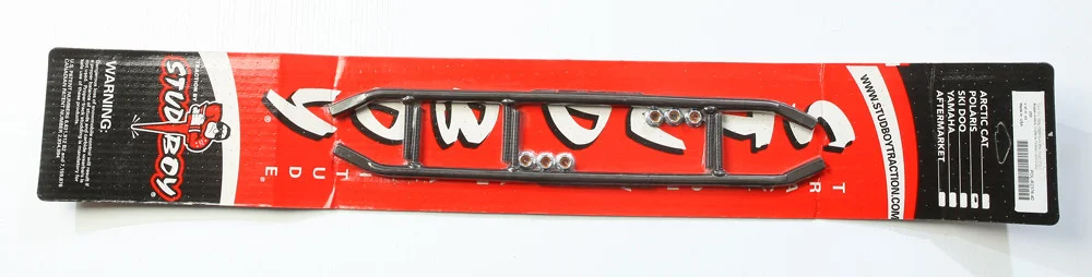 STUD BOY Round Bar Runners - Durable Carbide Inserts for Superior Ski Control