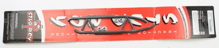 STUD BOY DOO-R2410-45 Round Bar Runners - Durable Carbide Inserts for Superior Snow Control