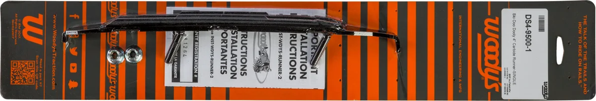 WOODYS DS4-9600 Dooly Carbide Runner - Dual Carbide Blades for Enhanced Control and Durability