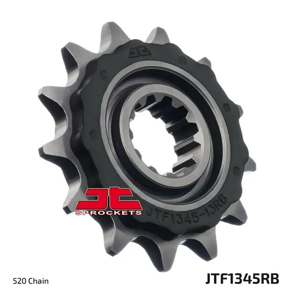 JT - JTF1345.13RB - Rubber Cushioned OEM Countershaft Sprocket