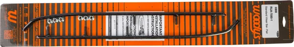 WOODYS RUA-7050 Carbide-Tipped Wear Bar Runners - Durable Replacement Skis for Snowmobiles
