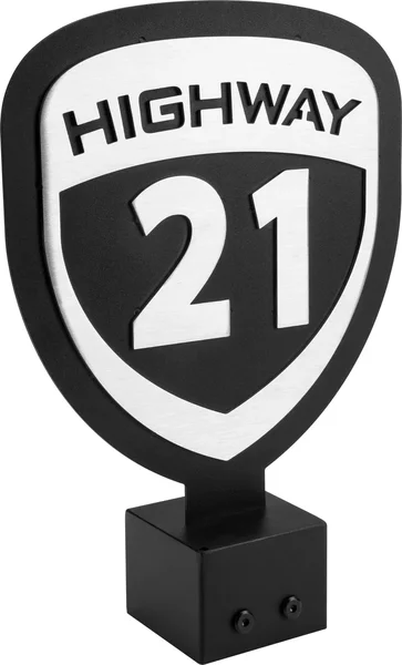 HIGHWAY 21 - 489-9910 - Helmet Tree Header Sign