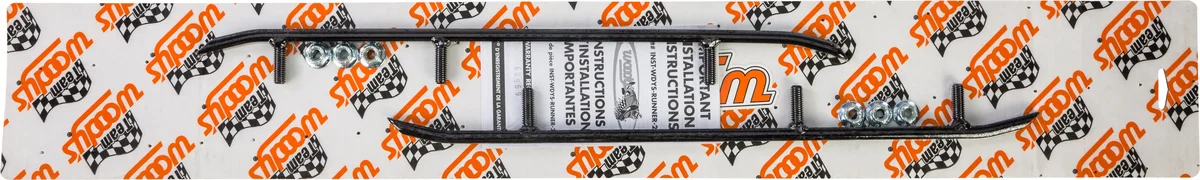 WOODYS RUS-7150 Standard Wear Bar Runners - Durable Aluminum Replacement Parts for Snowmobiles